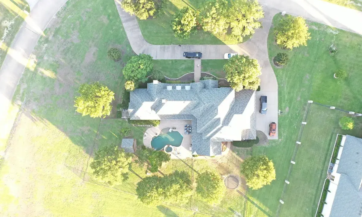 New shingle roof installation on a home in North Augusta